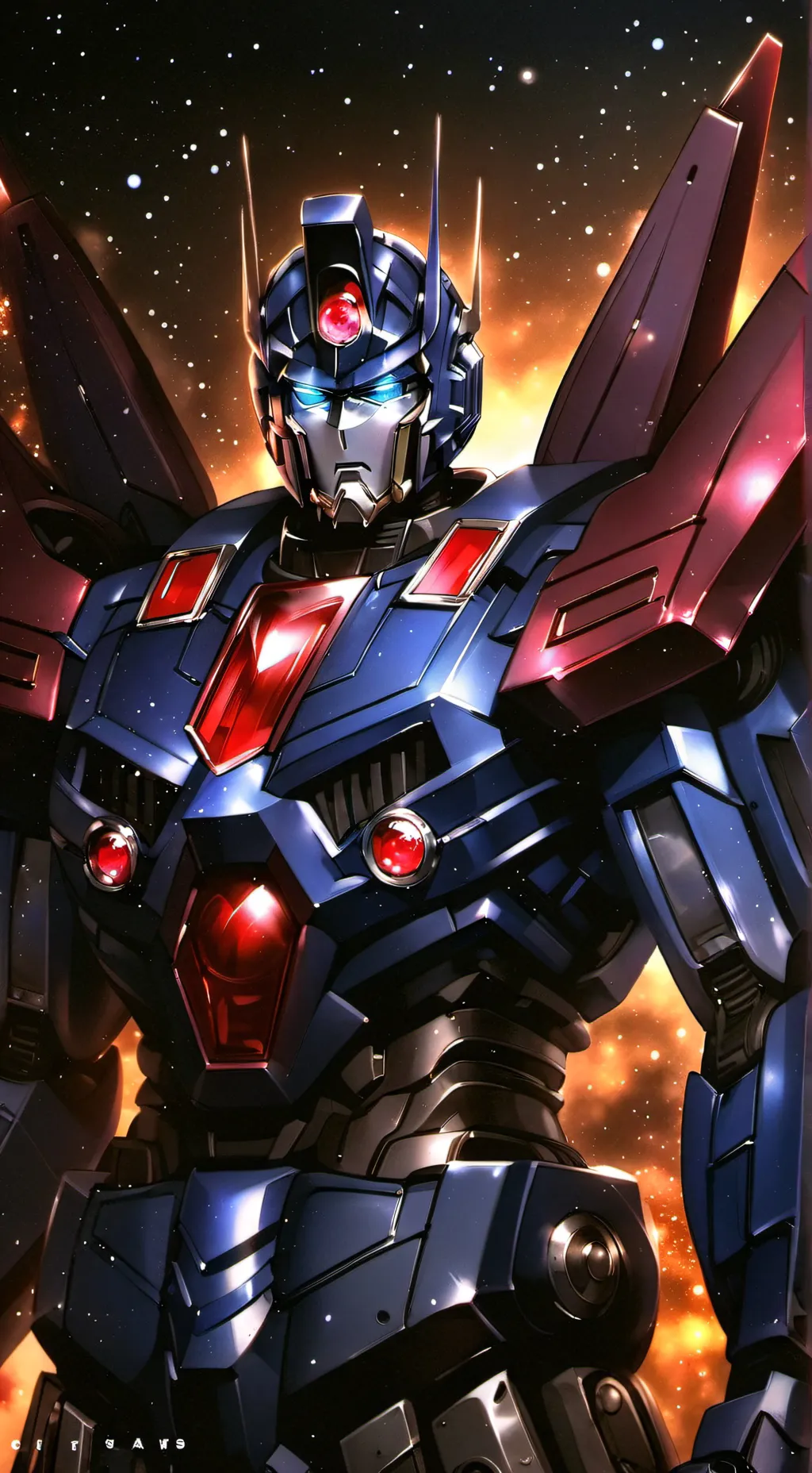 ai character: Optimus prime background