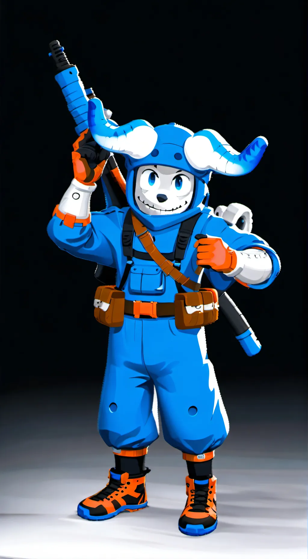 ai character: воєний background
