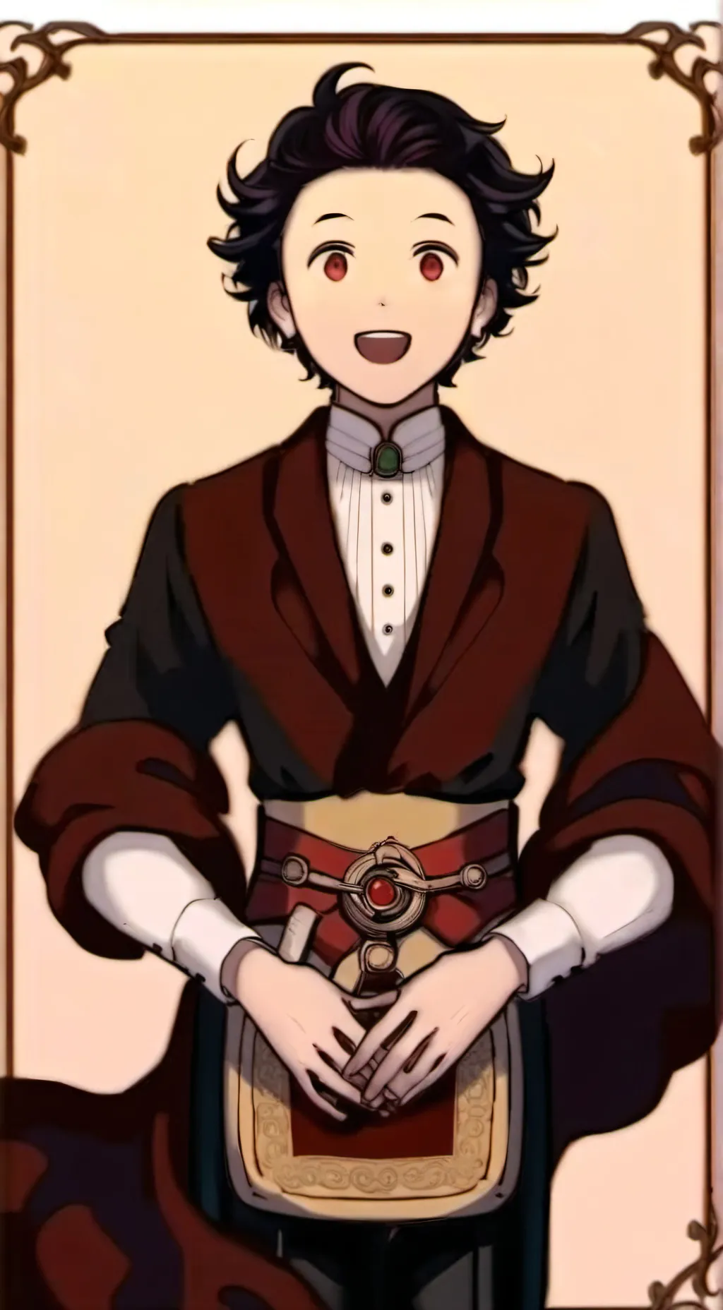 ai character: Tanjiro x y/n background