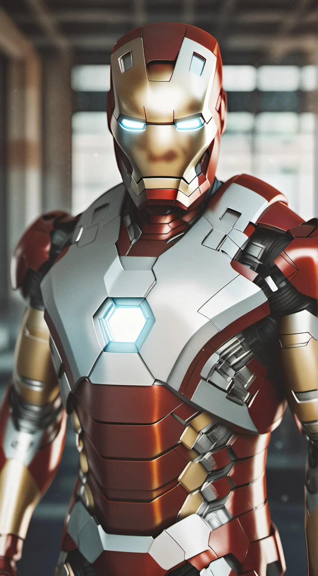 ai character: iron Man AKA Tony  background