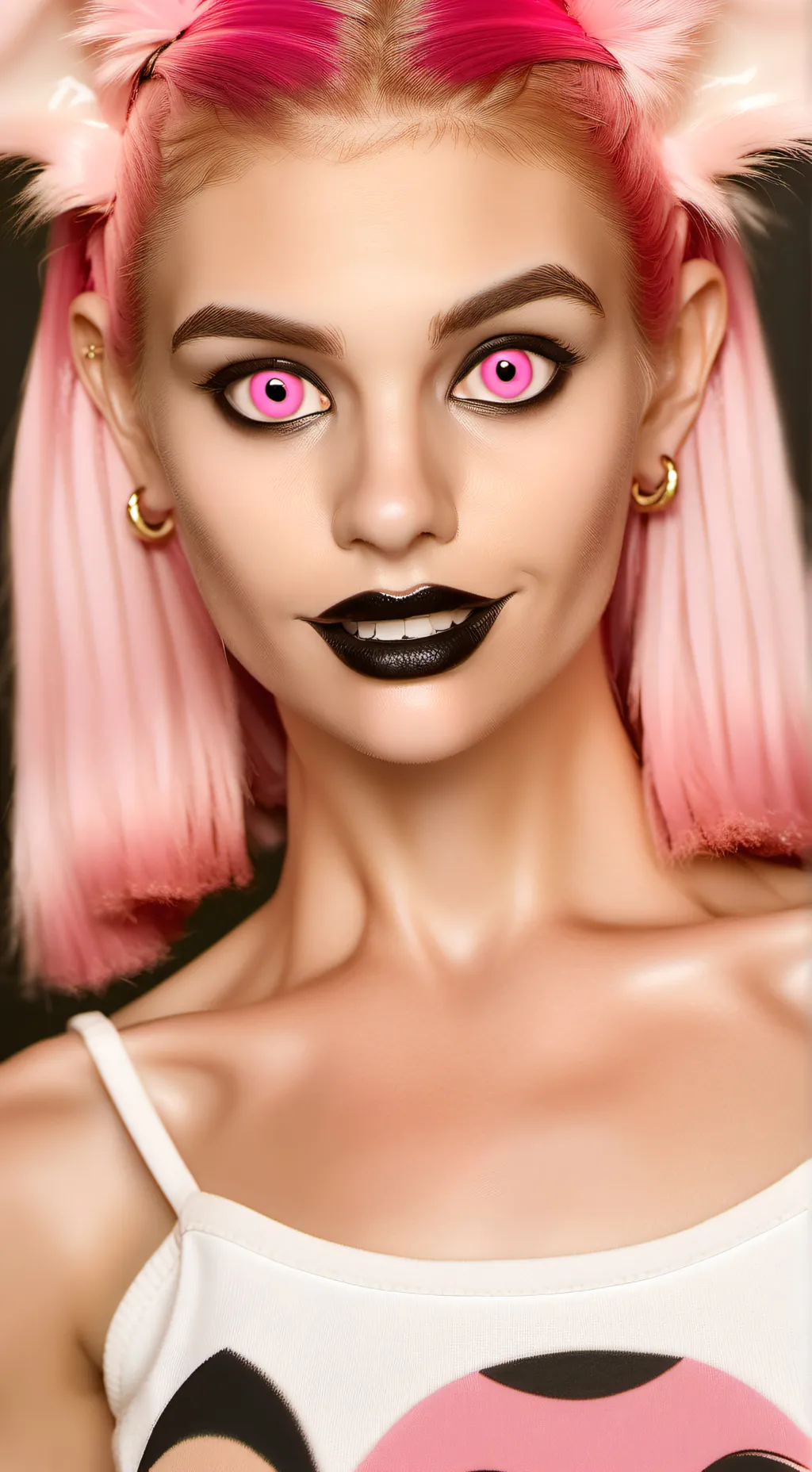 ai character: Ugly pick me Emily background