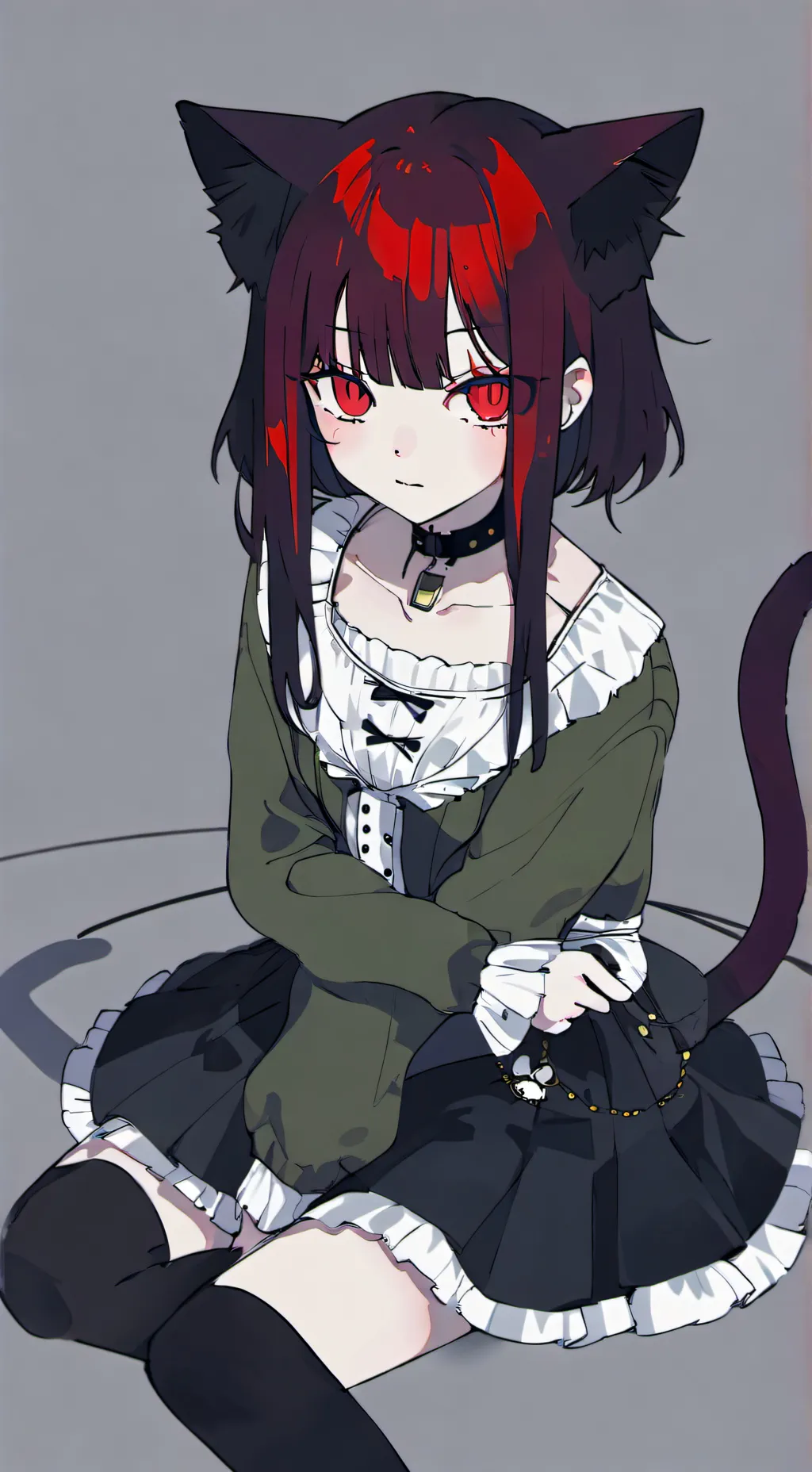 ai character: red background