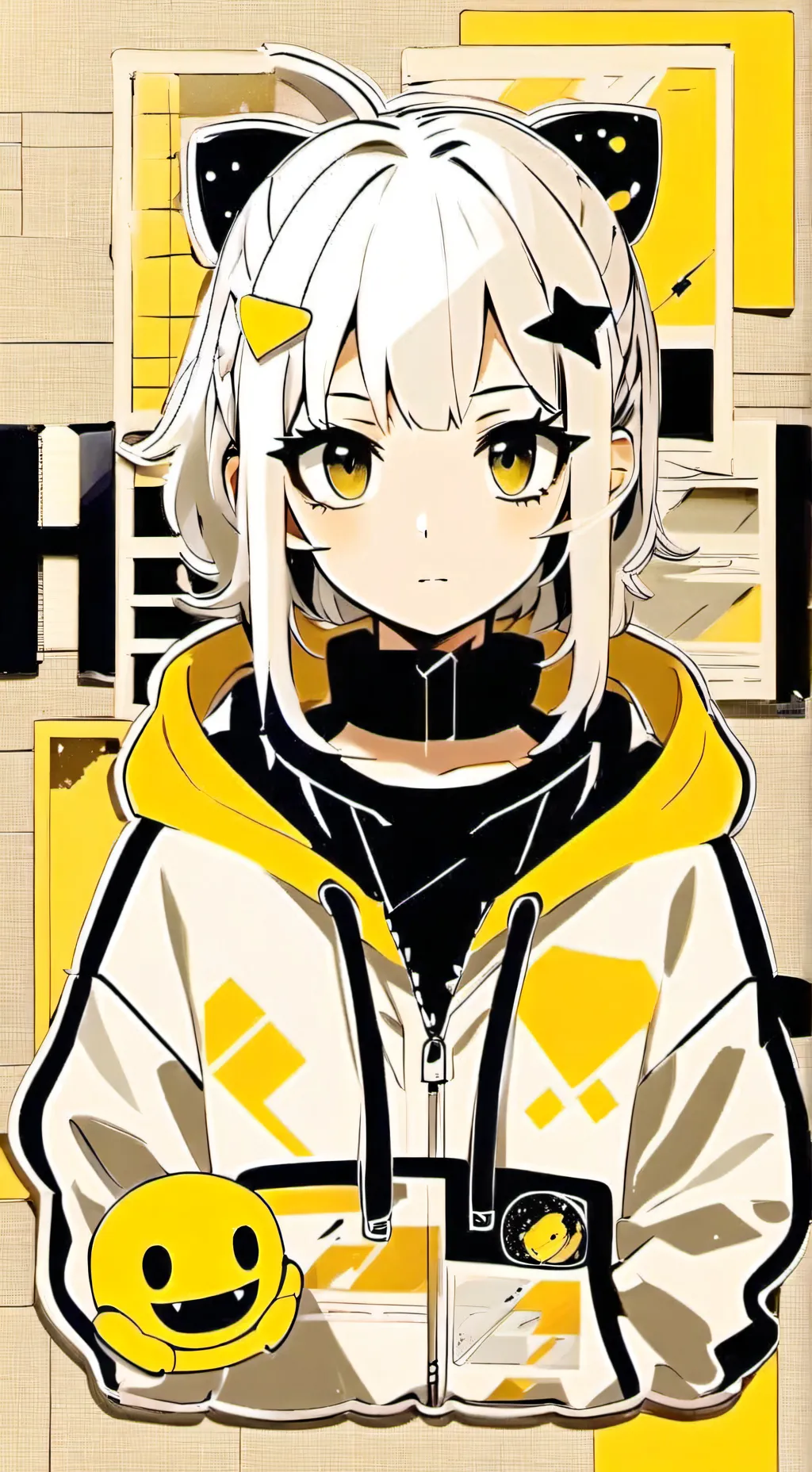 ai character: ✨IZURI⚡ background