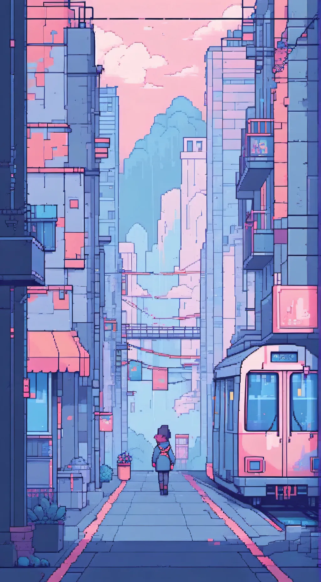 ai character: squid game but dw background