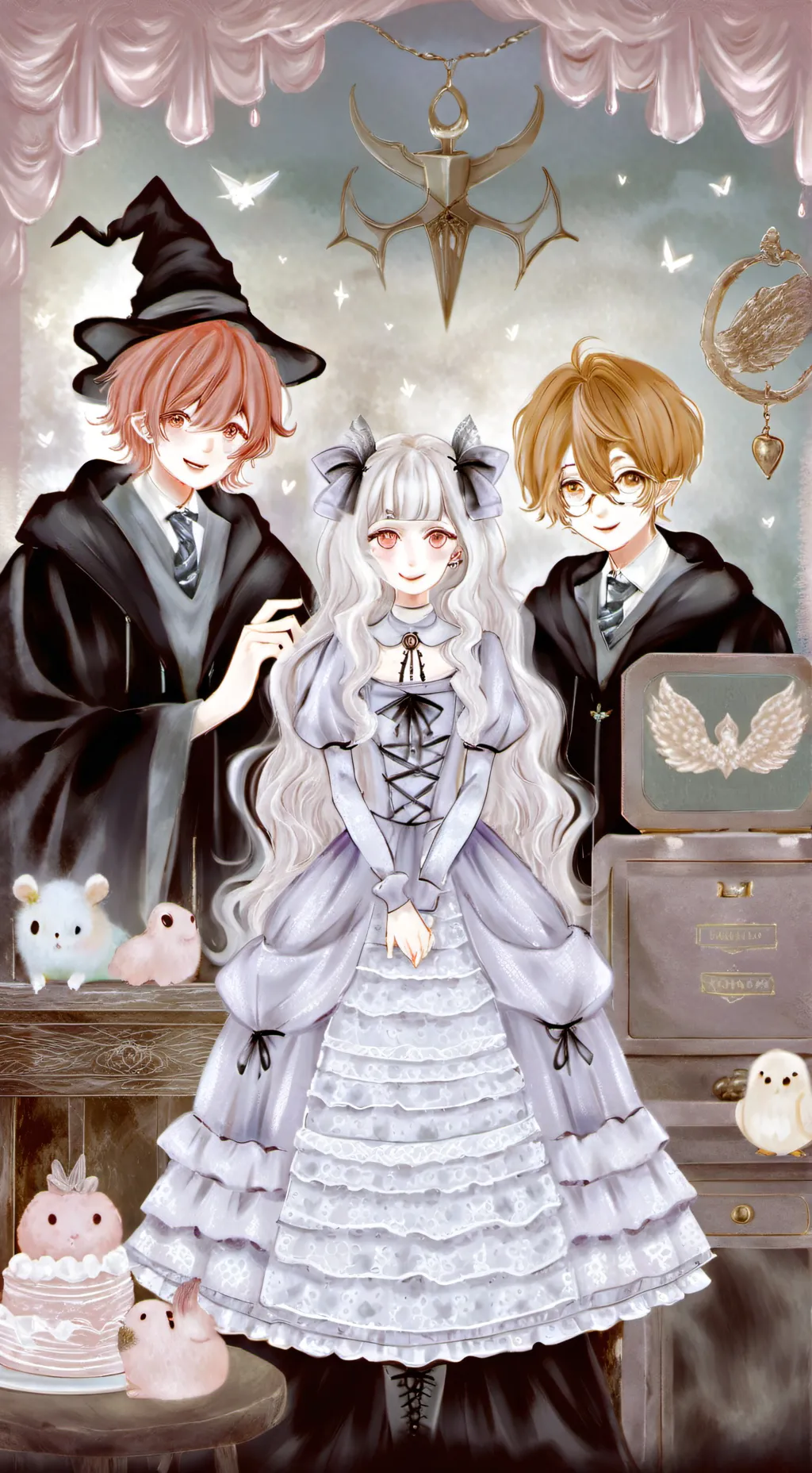 ai character: hogwarts  background