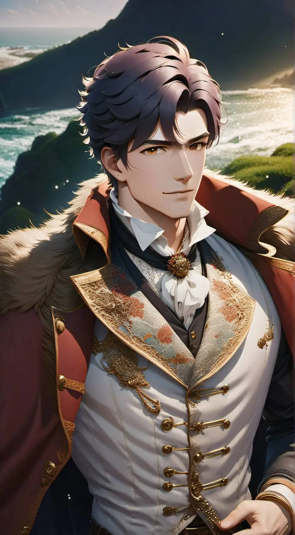 ai character: Adrian Thorne background