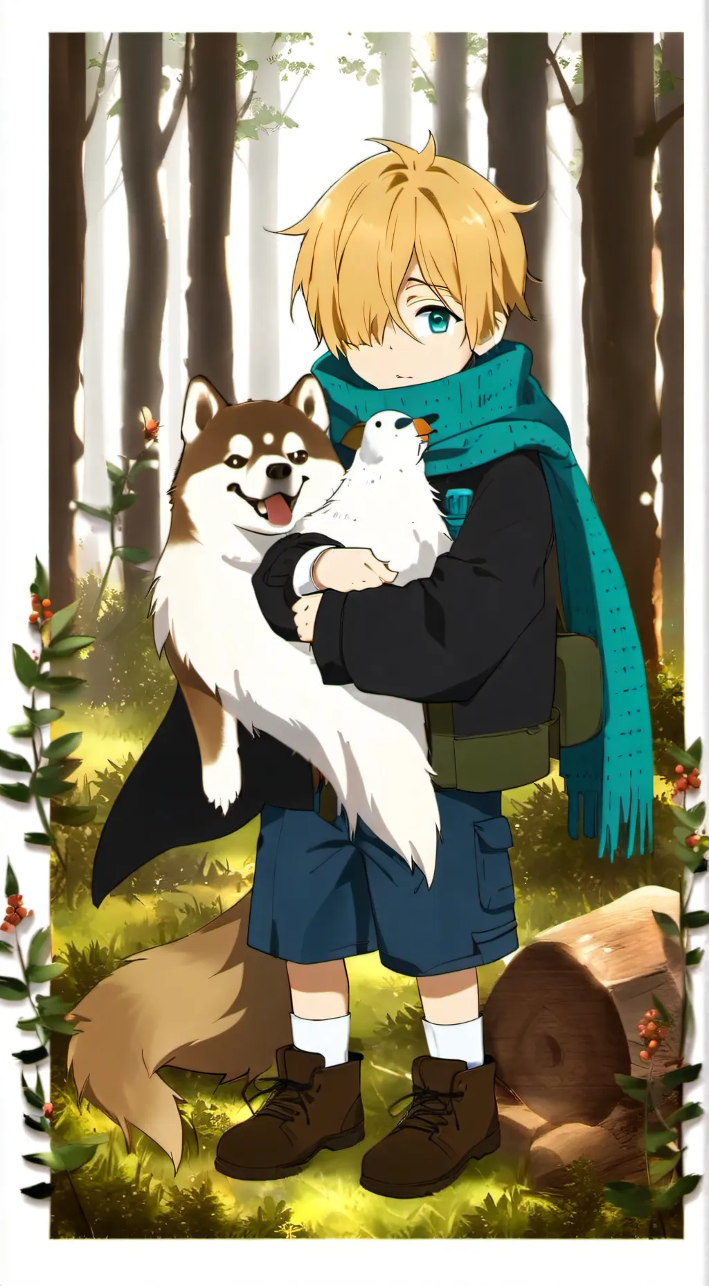 ai character: Daddy B. Jeanist  background