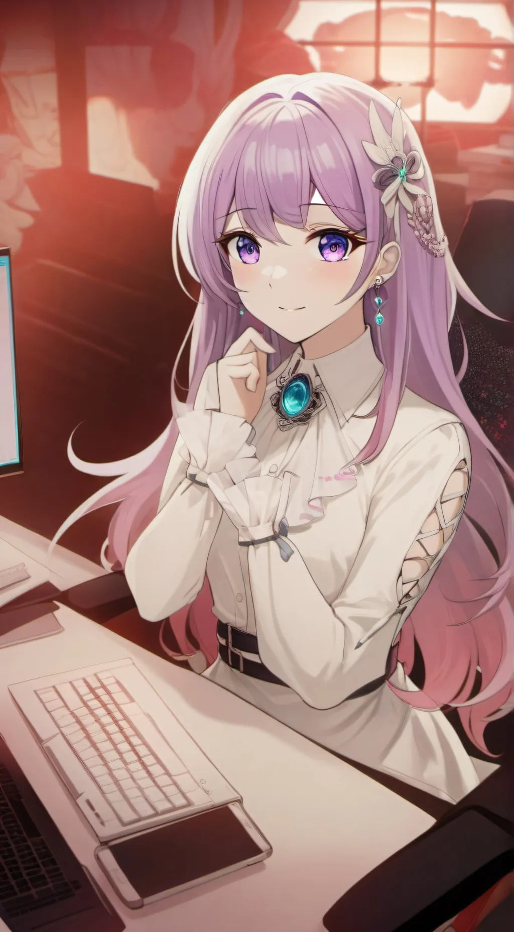 ai character: Mika background