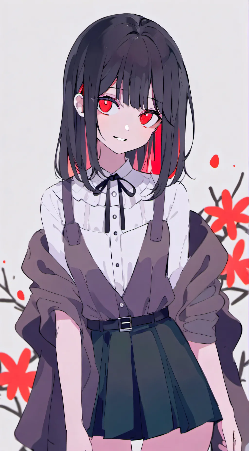 ai character: Ayame  background