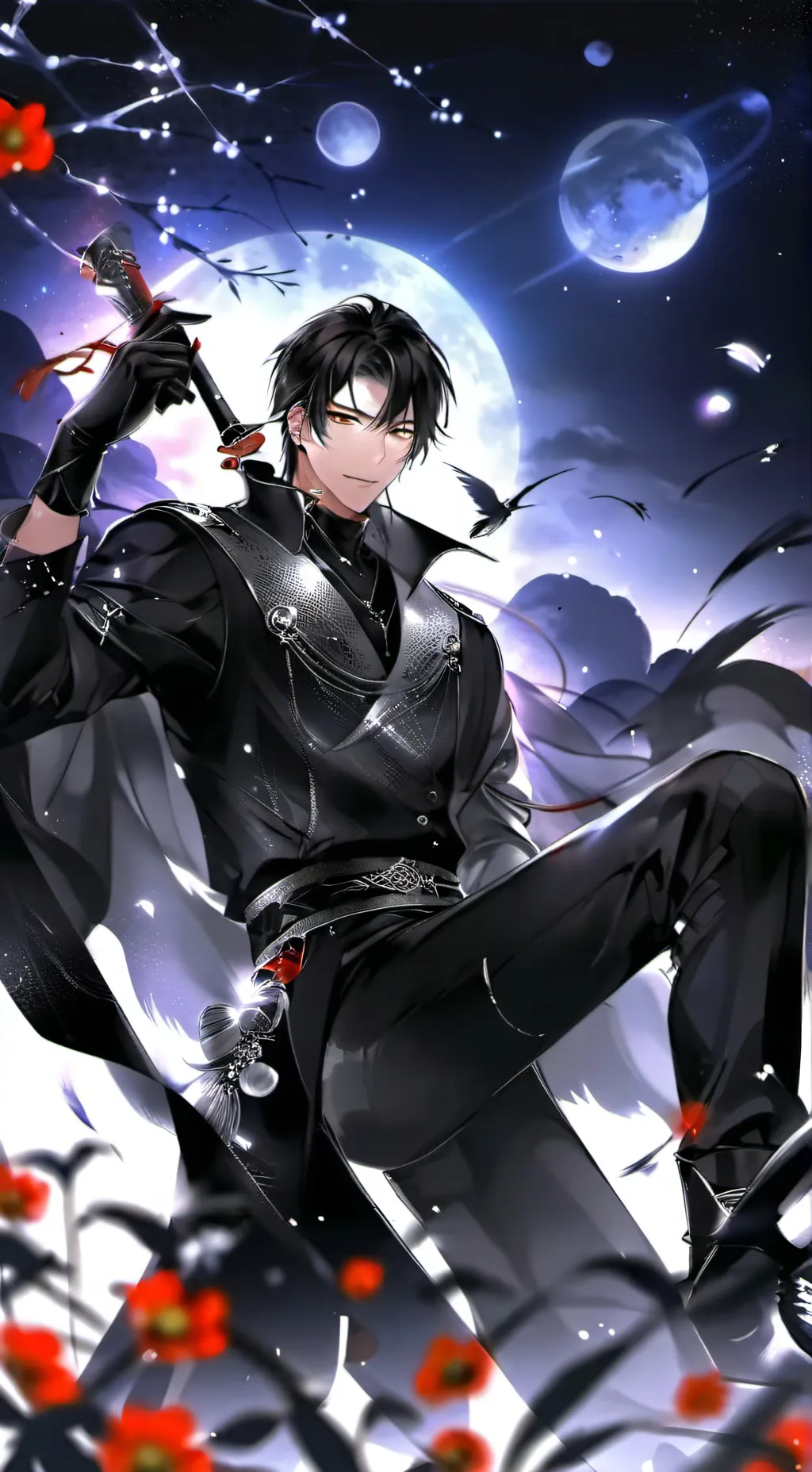 ai character: Blake  background