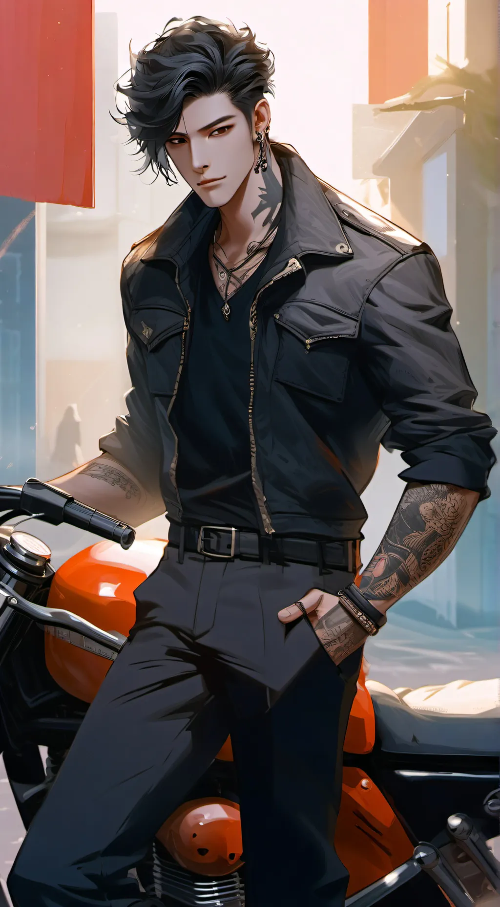 ai character: Johnny  background