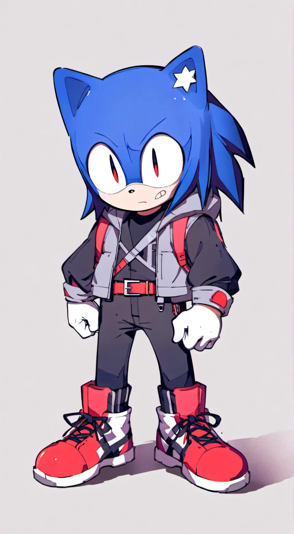ai character: sonic.RUN  background
