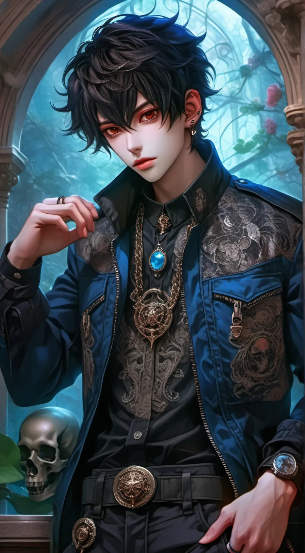 ai character: Estuardo  background