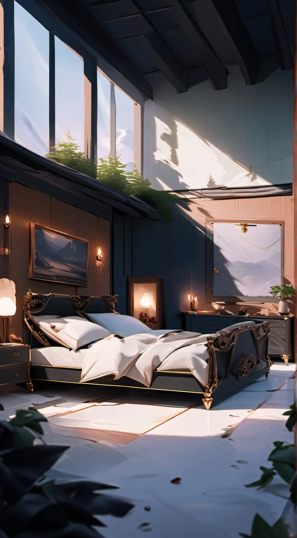 ai character: jjk sleepover background