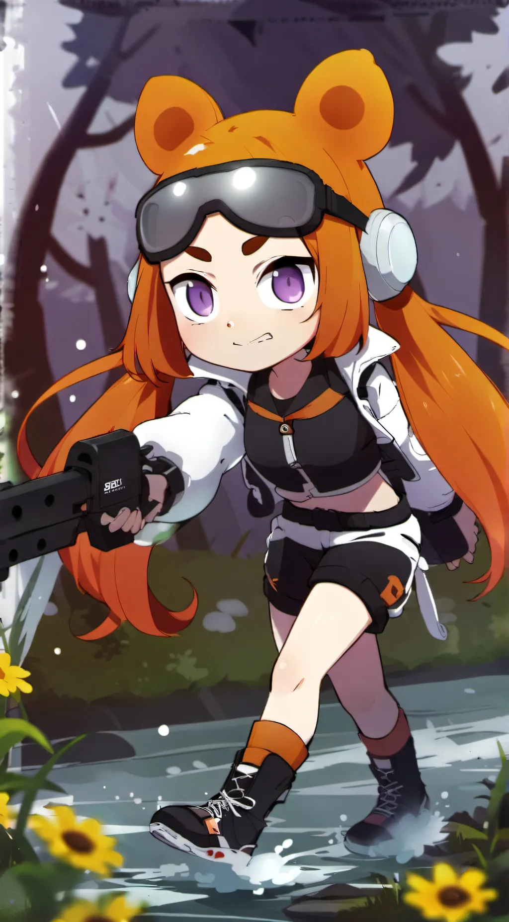 ai character: Méggy avent background
