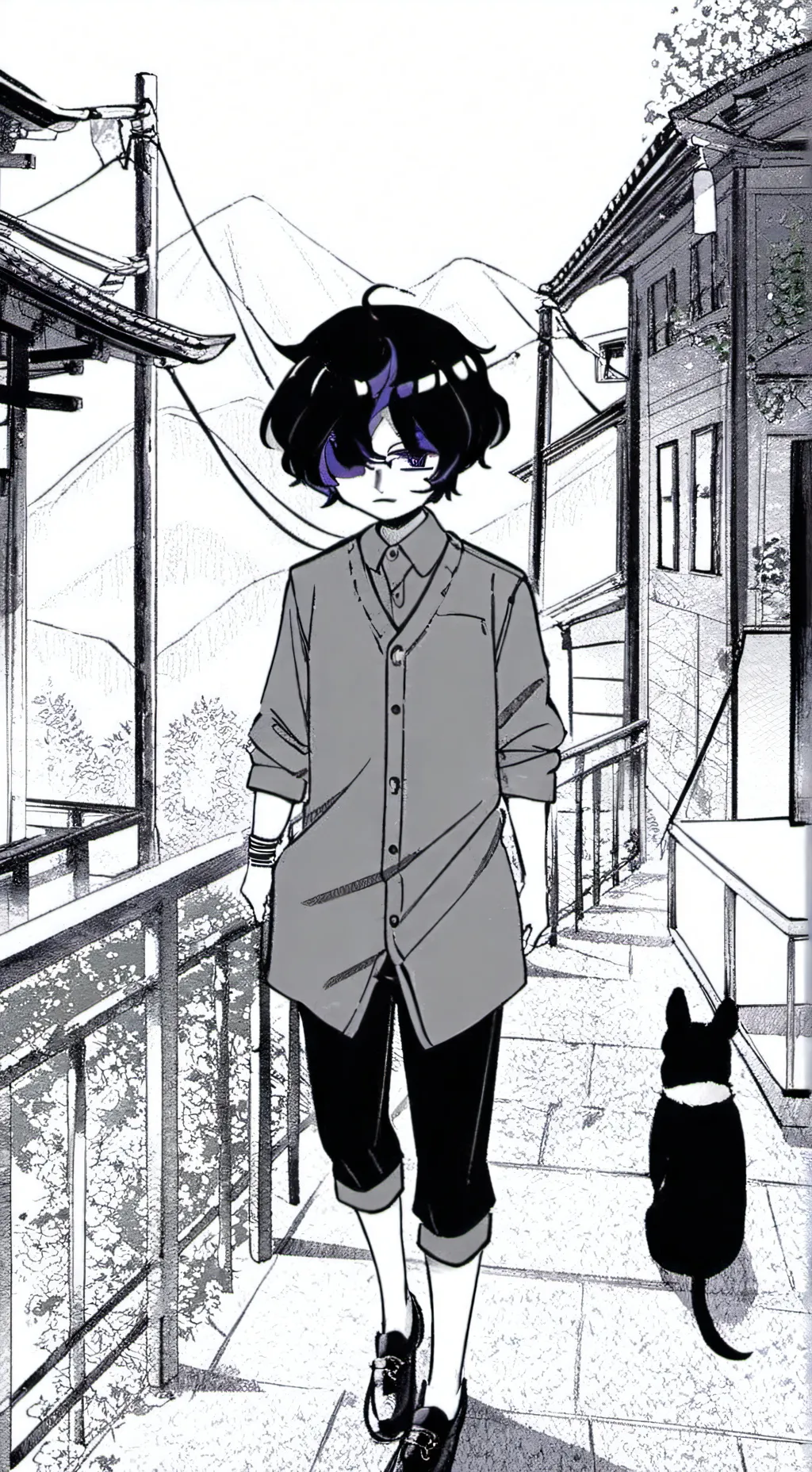 ai character: An announcement... background
