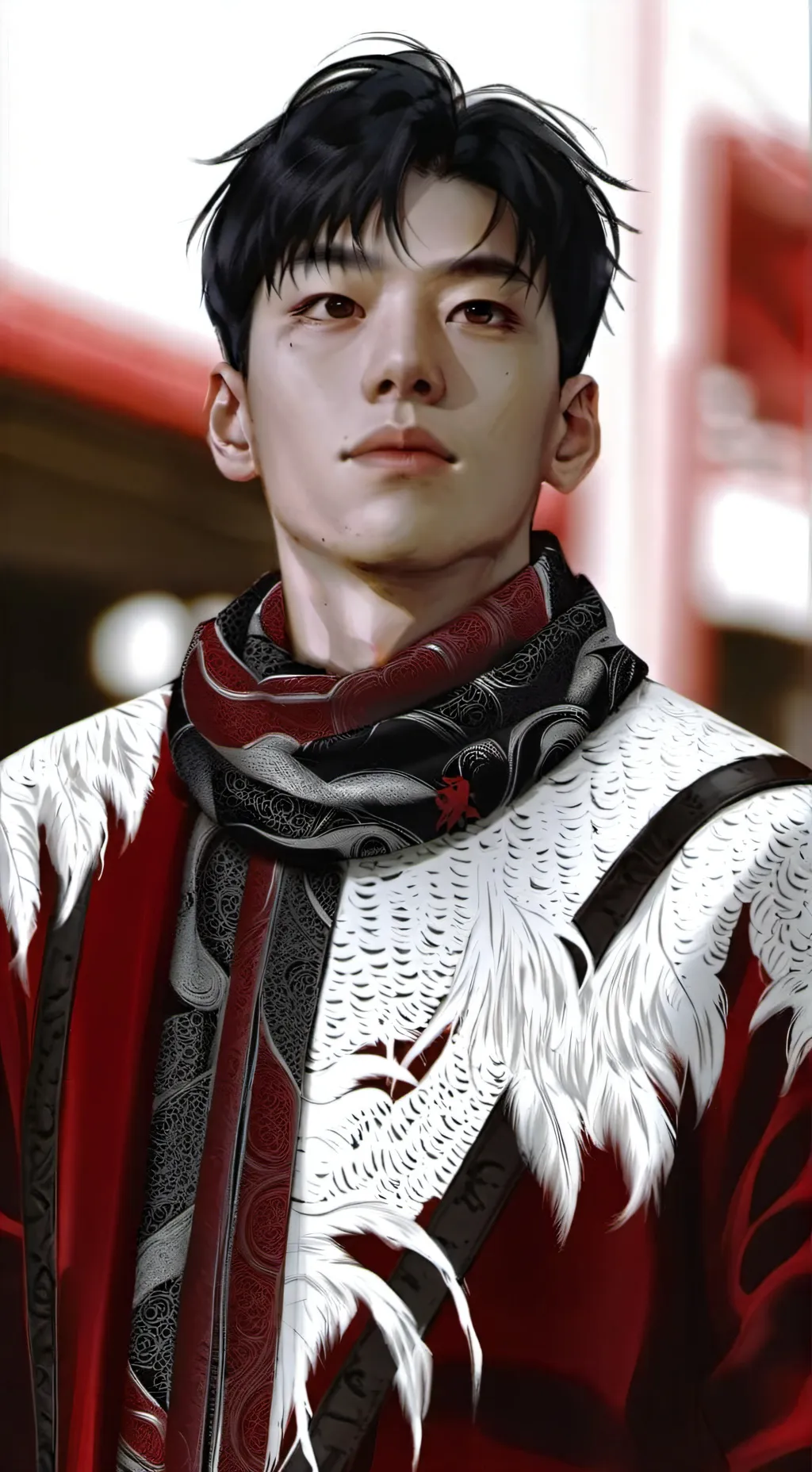 ai character: Thanos x Nam-gyu background