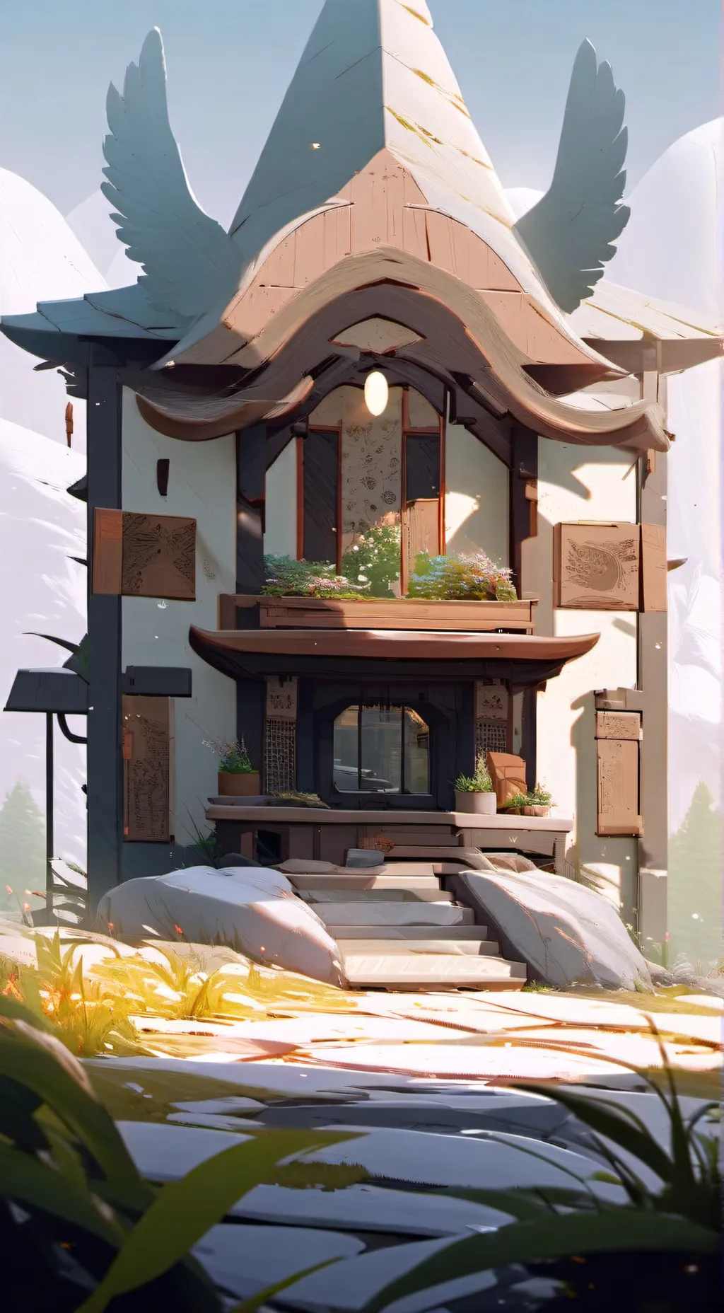 ai character: Pinki(sprunki) background