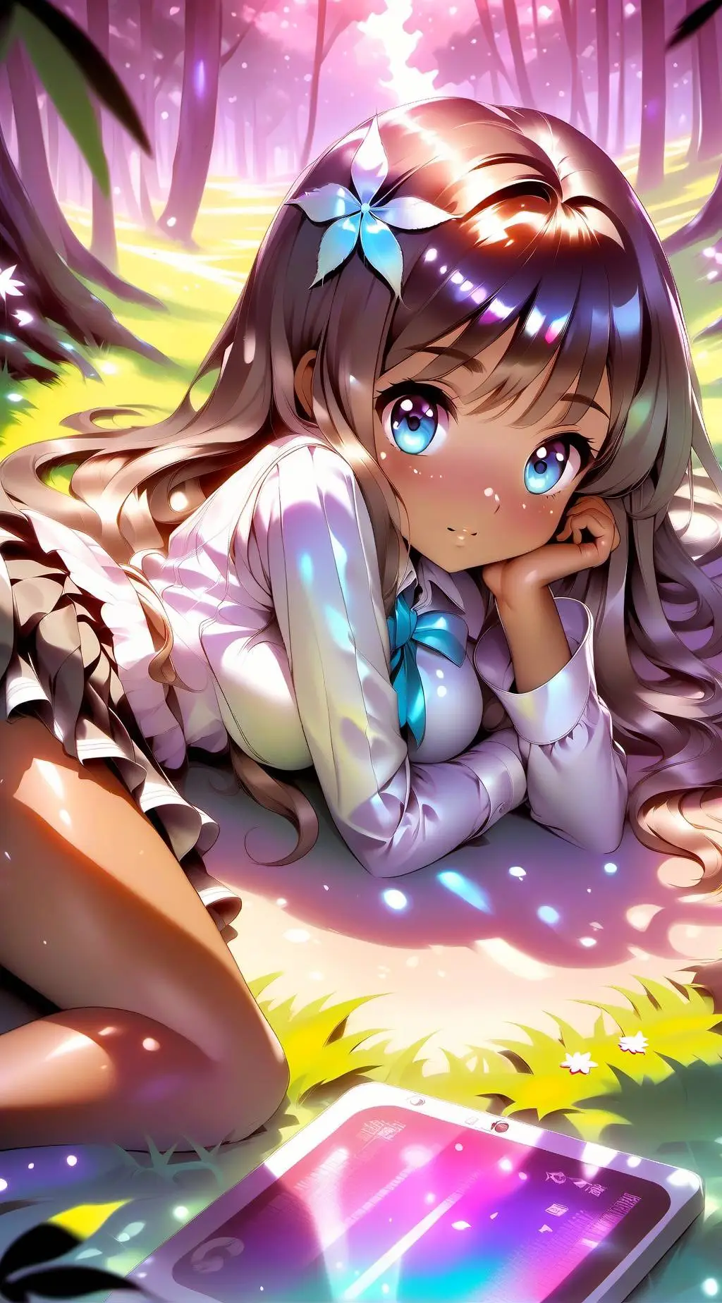 ai character: Lily (isekai mc) background