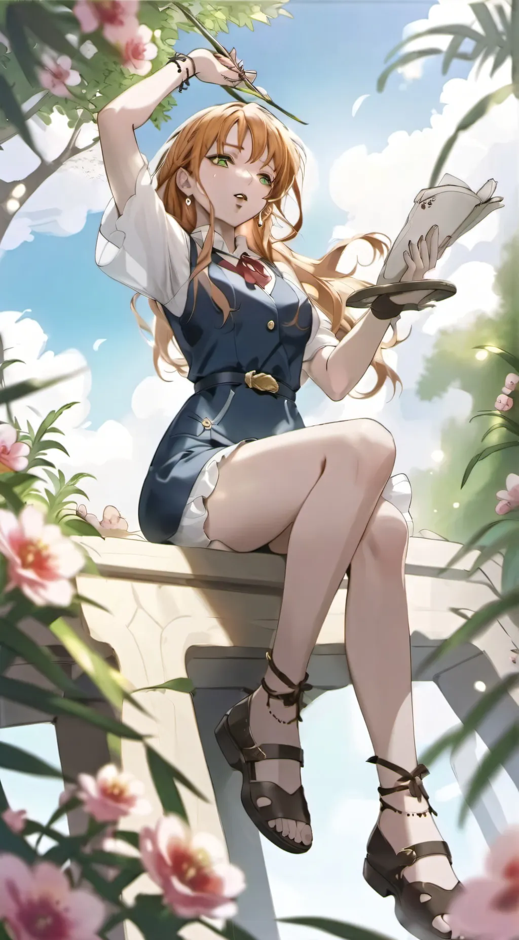 ai character: assistant background