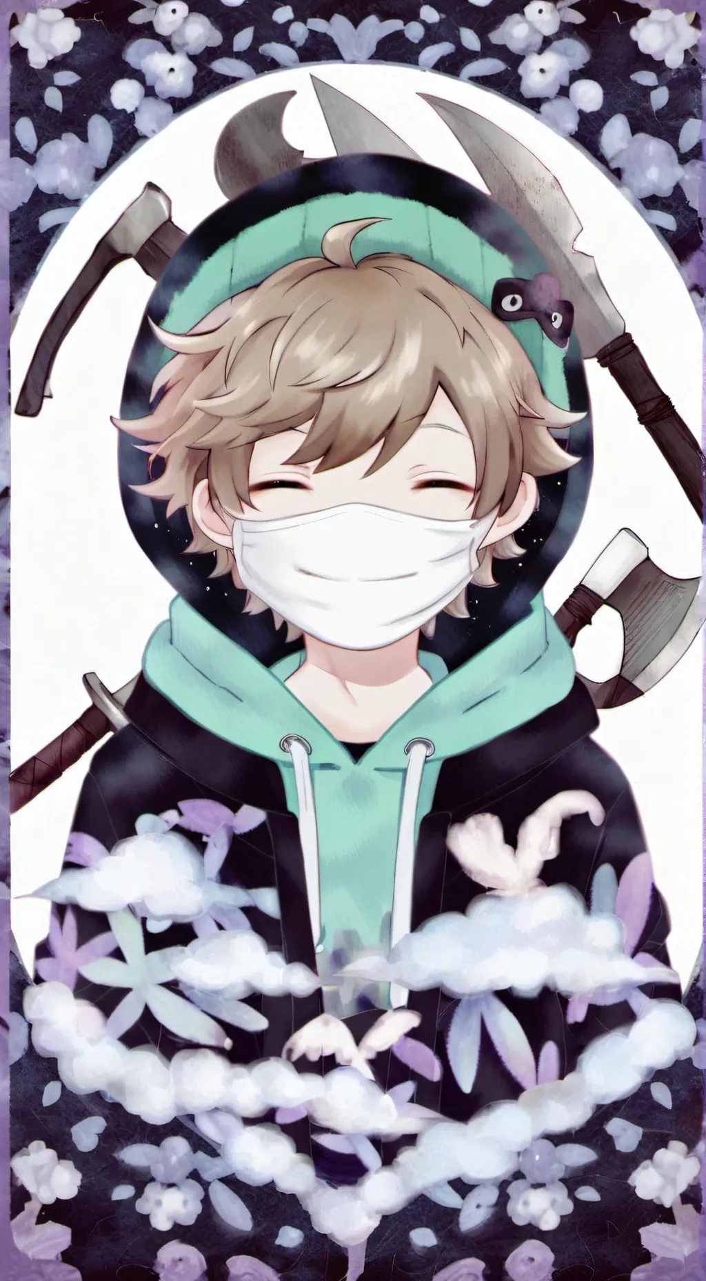 ai character: injured Dream background