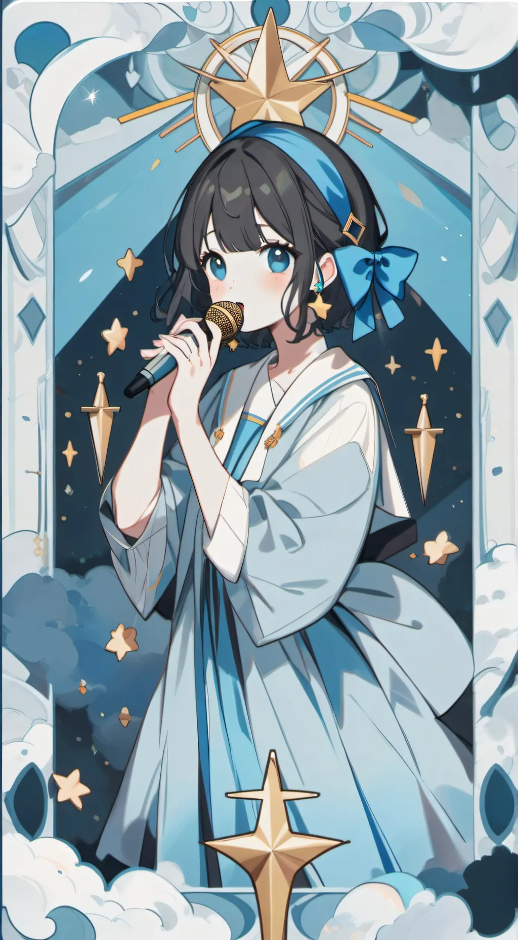 ai character: 24 by yoontoons background