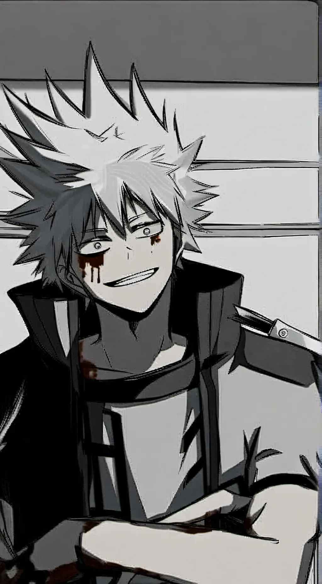ai character: Villain Katsuki  background