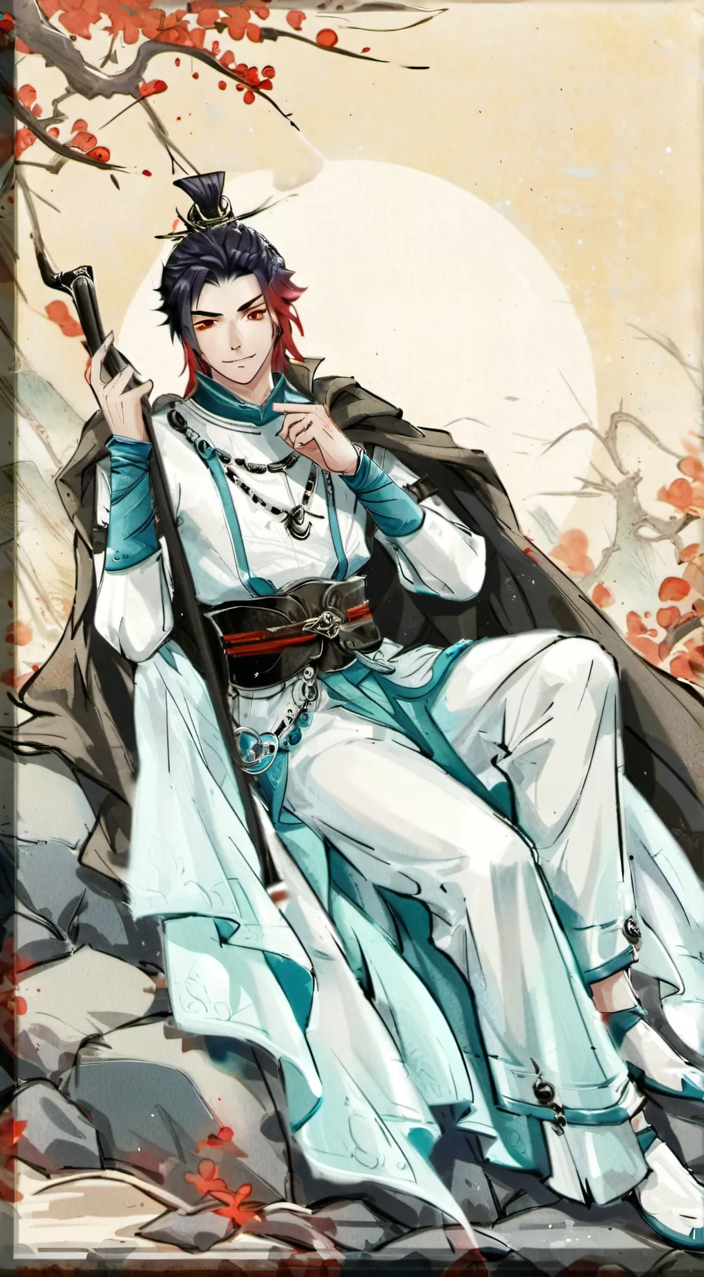 ai character: pilares traje background