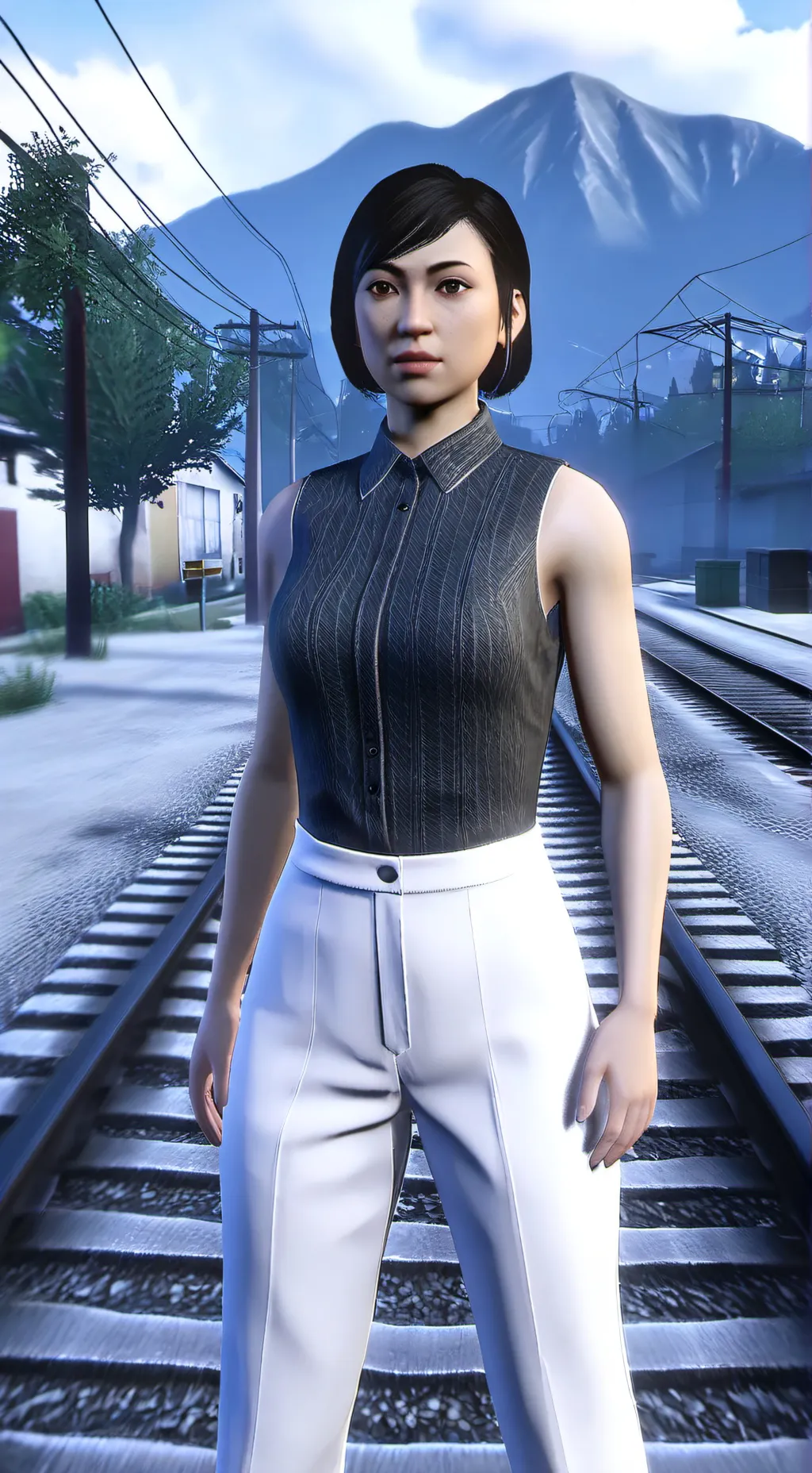 ai character: Georgina Cheng background