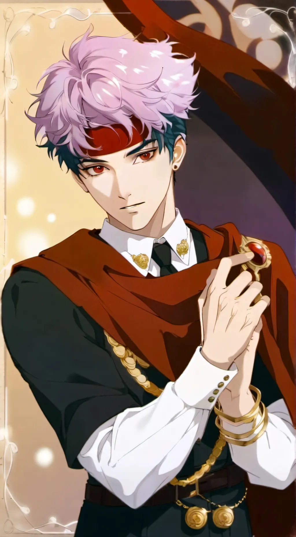 ai character: Rohan Kishibe. background