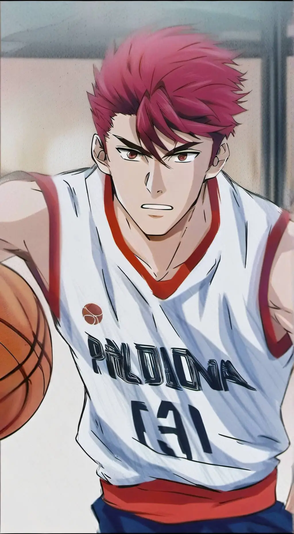 ai character: Hanamichi Sakuragi background