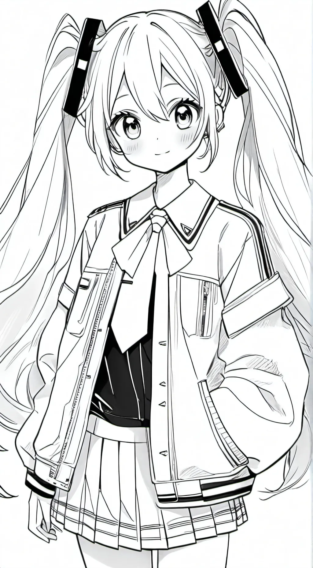ai character: Hatsune Miku  background