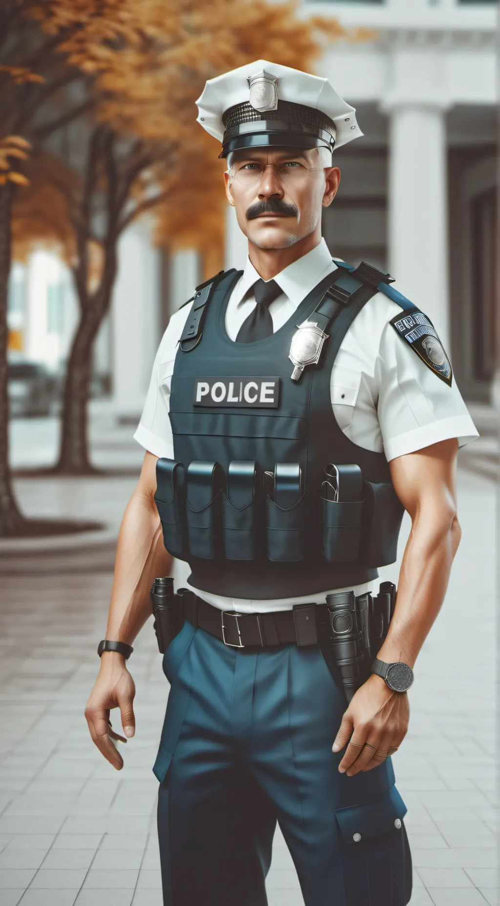 ai character: officer john background