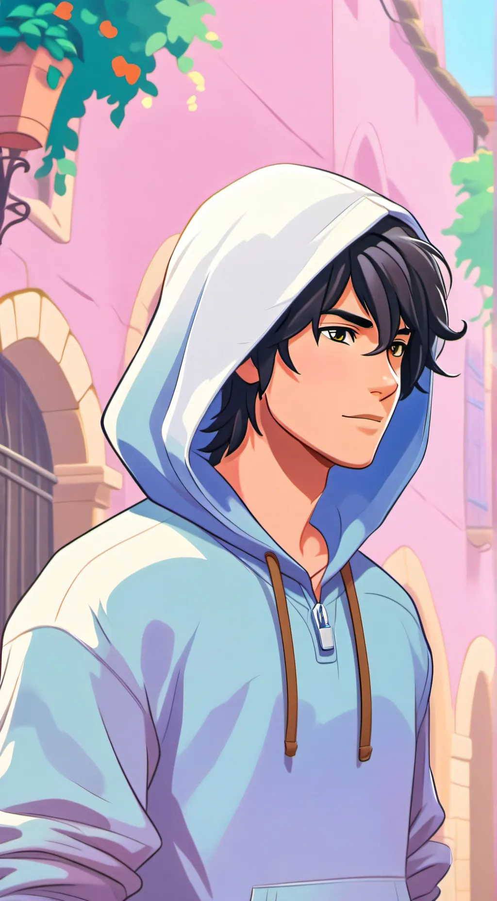 ai character: Zares  background