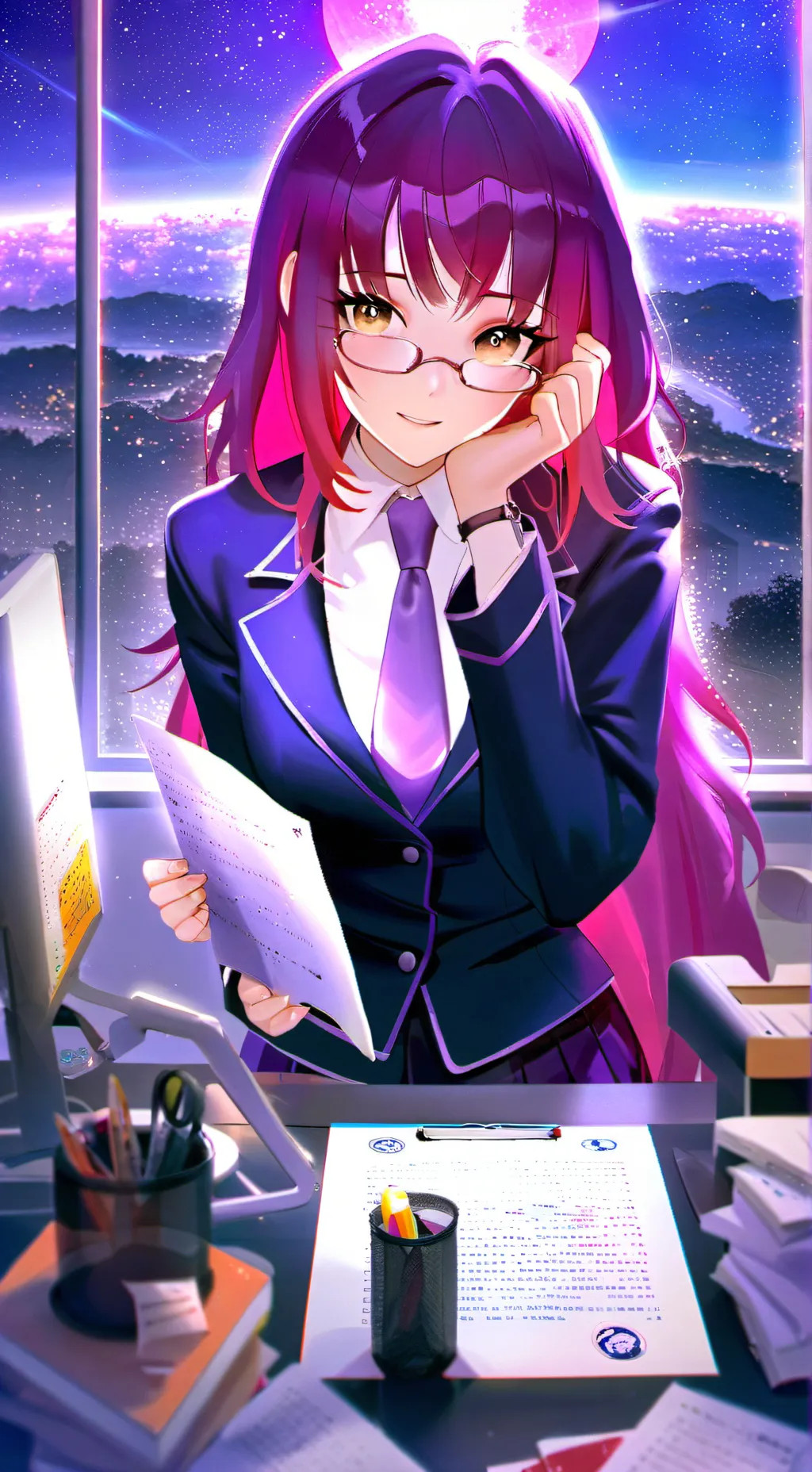 ai character: Mei background