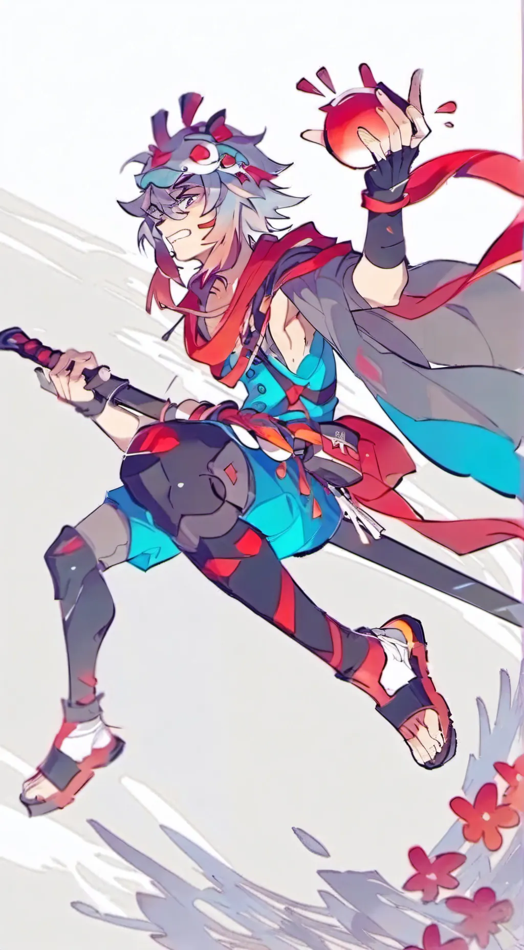 ai character: HH pee contest background