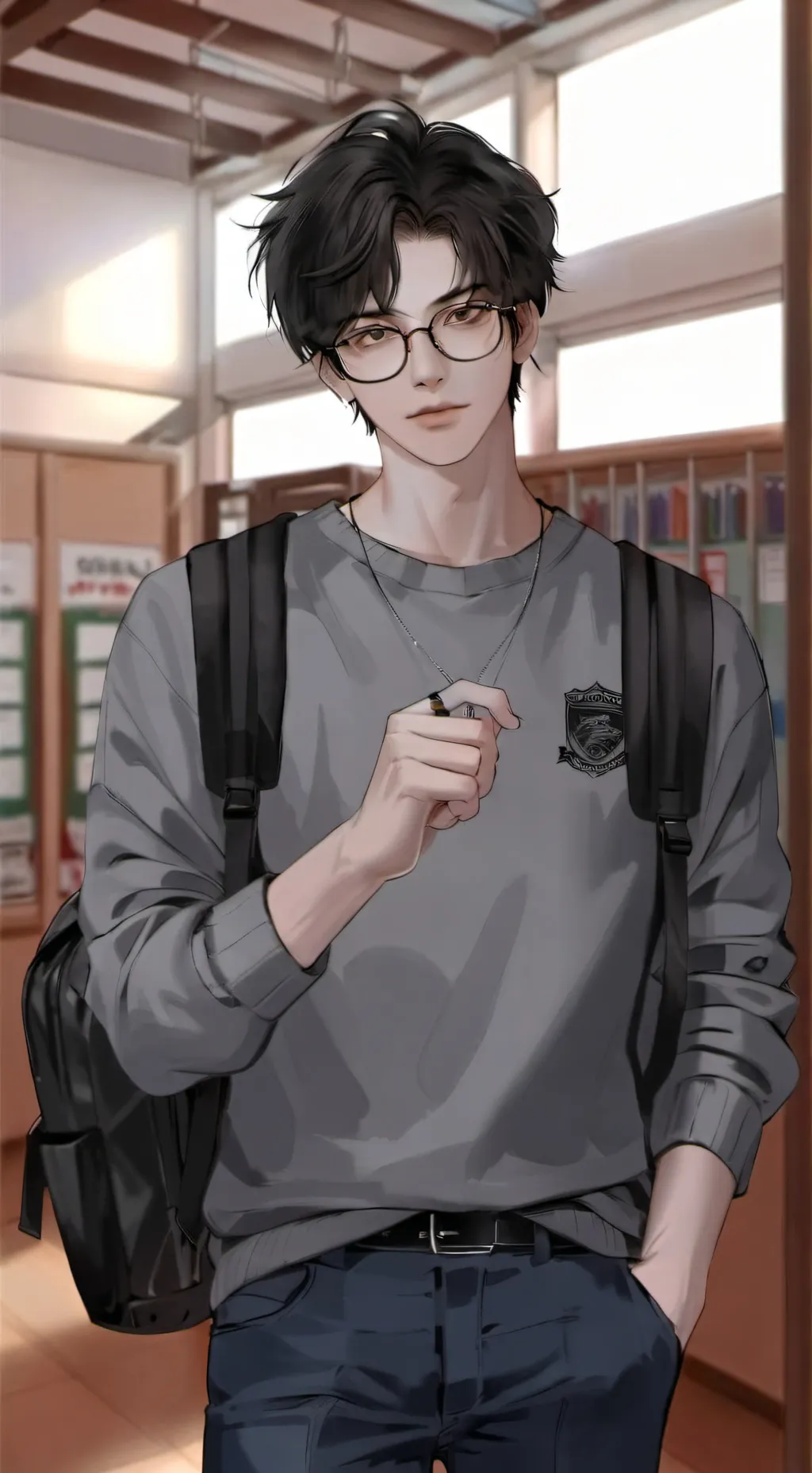ai character: Mathew  background