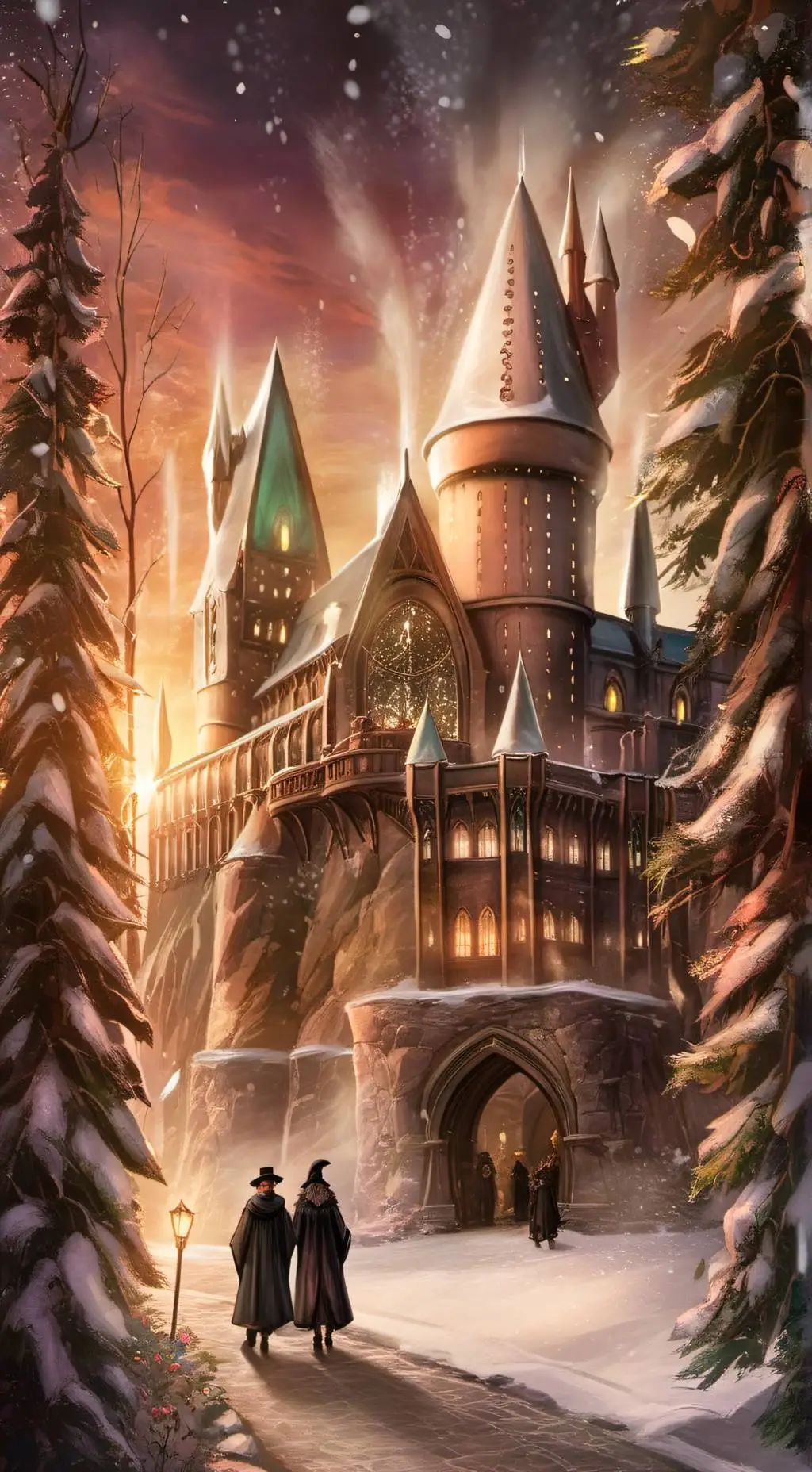 ai character: Hogwarts background