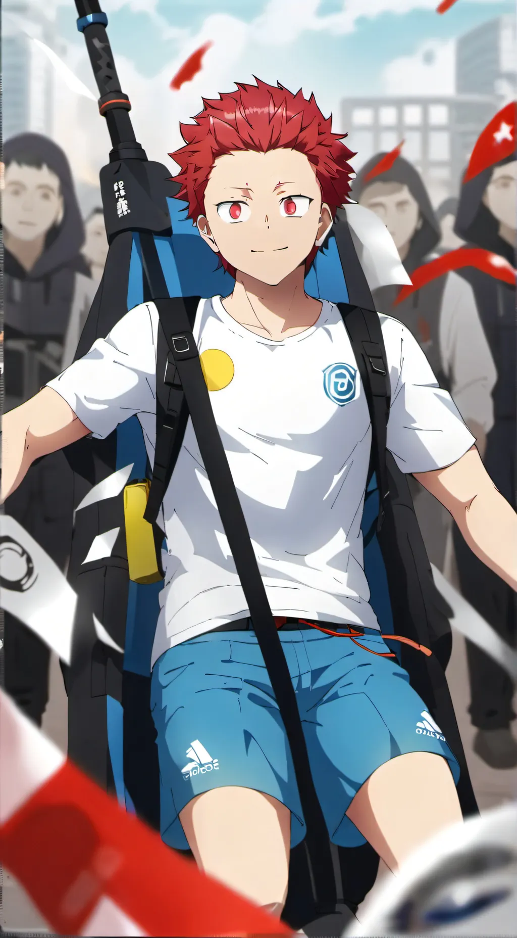 ai character: Eijiro Kirishima☆ background