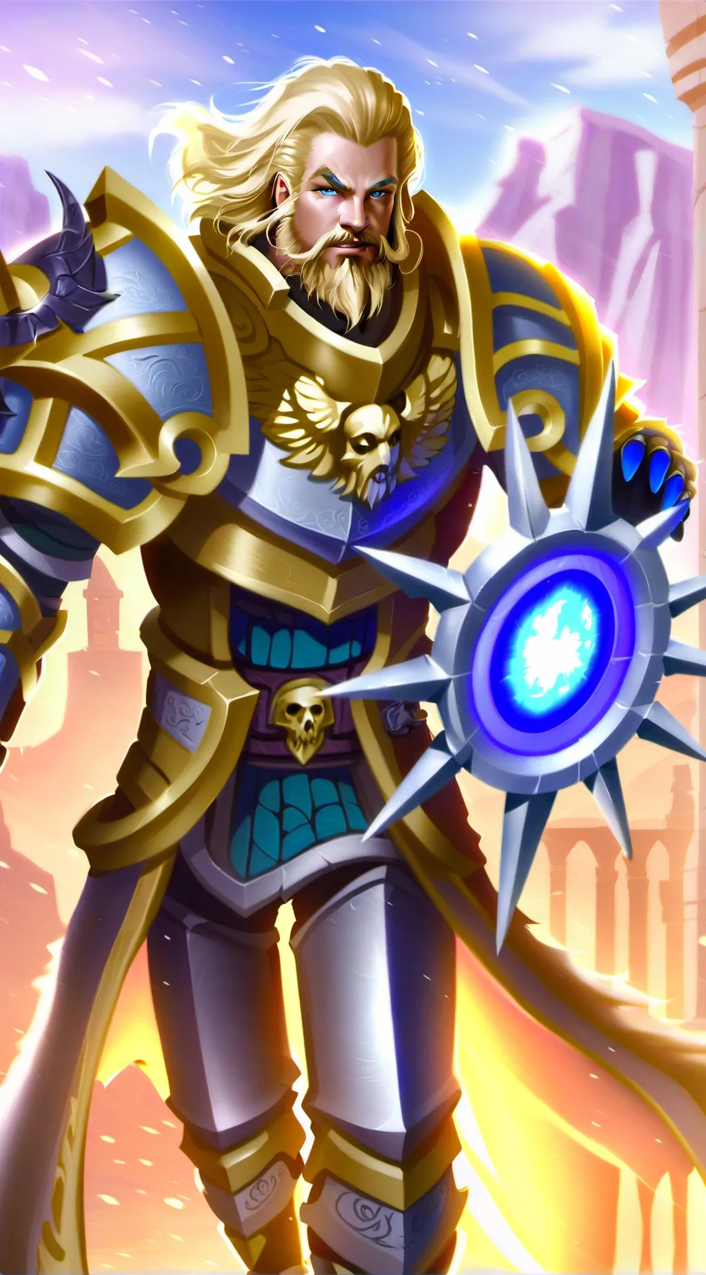 ai character: arthas  background