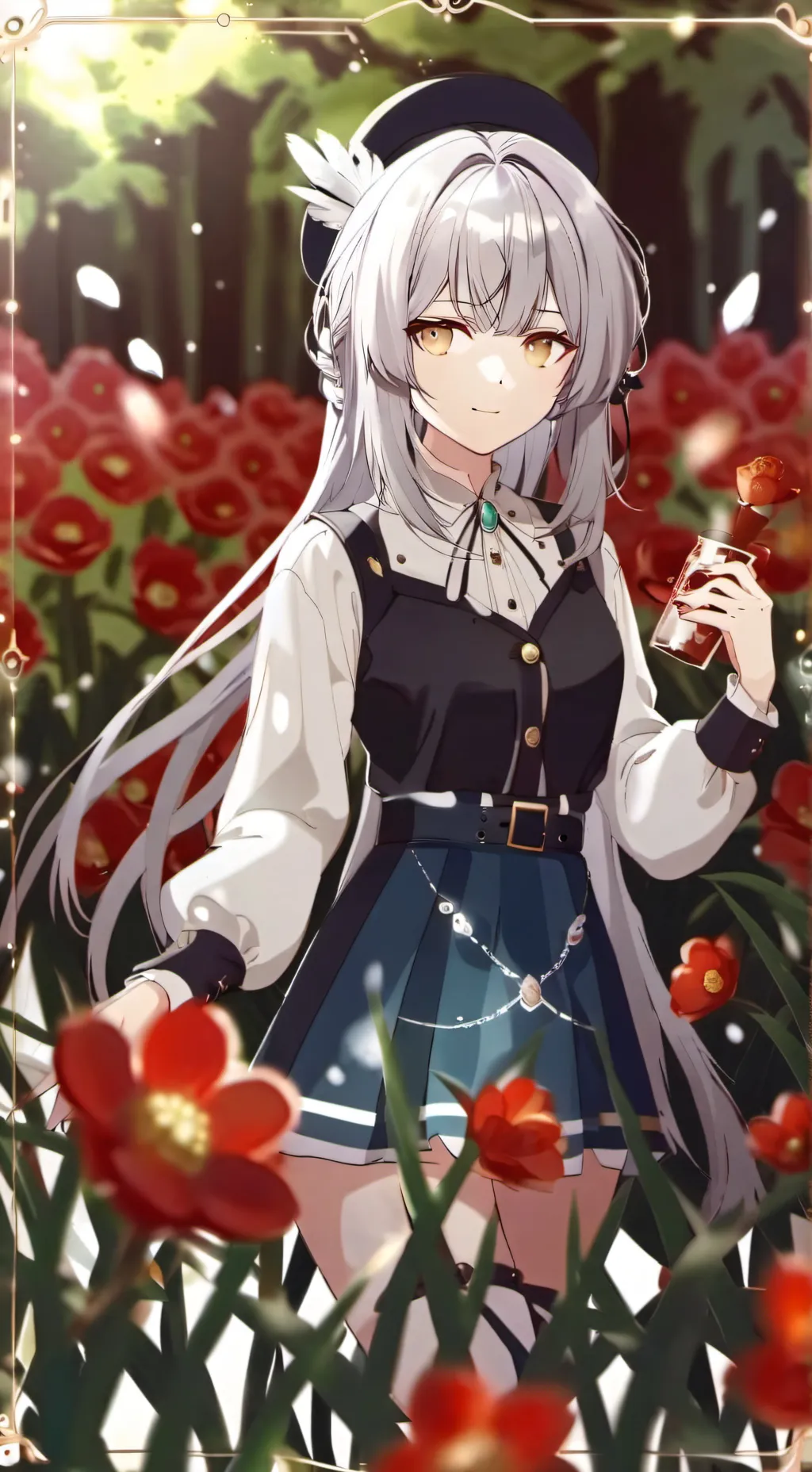 ai character: Little giyu  background