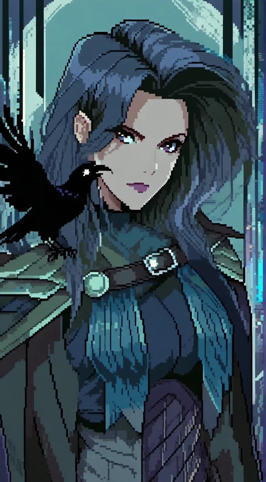 ai character: Raven background
