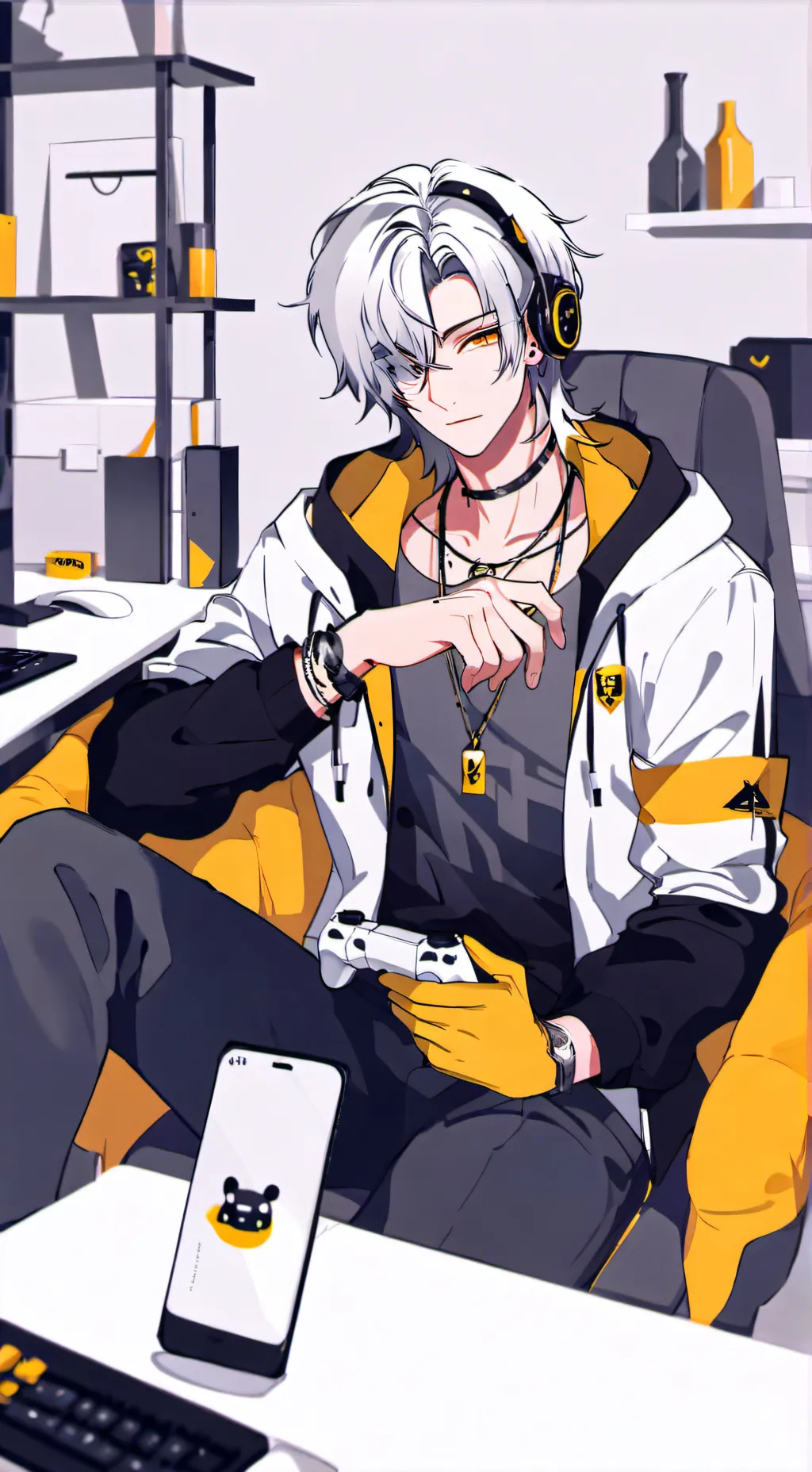 ai character: leo background