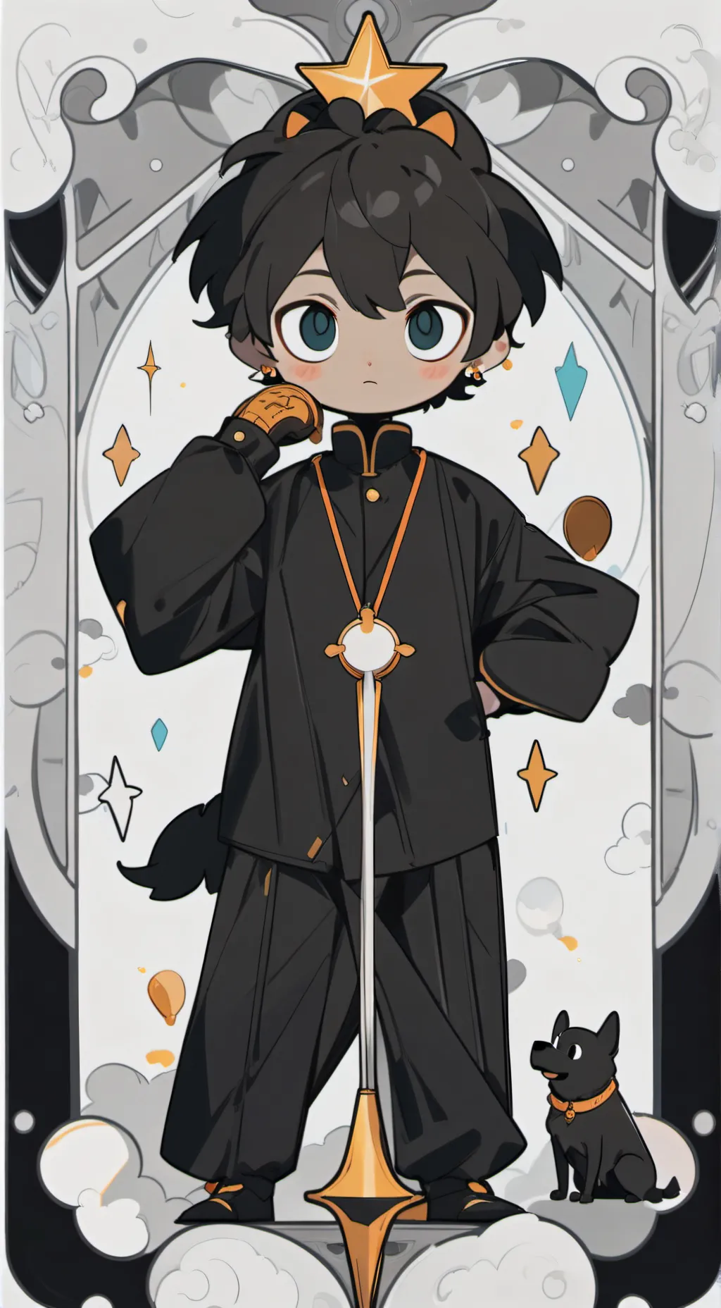 ai character: 🪨 Pebble! 🪨 background