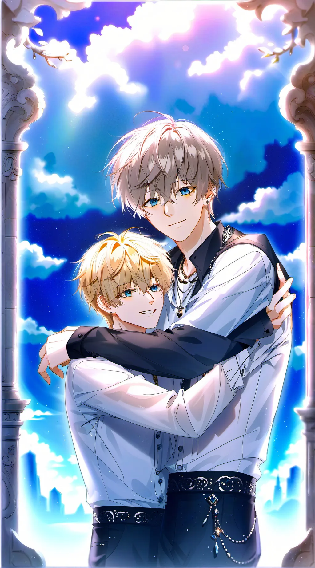 ai character: Mason & Jason  background