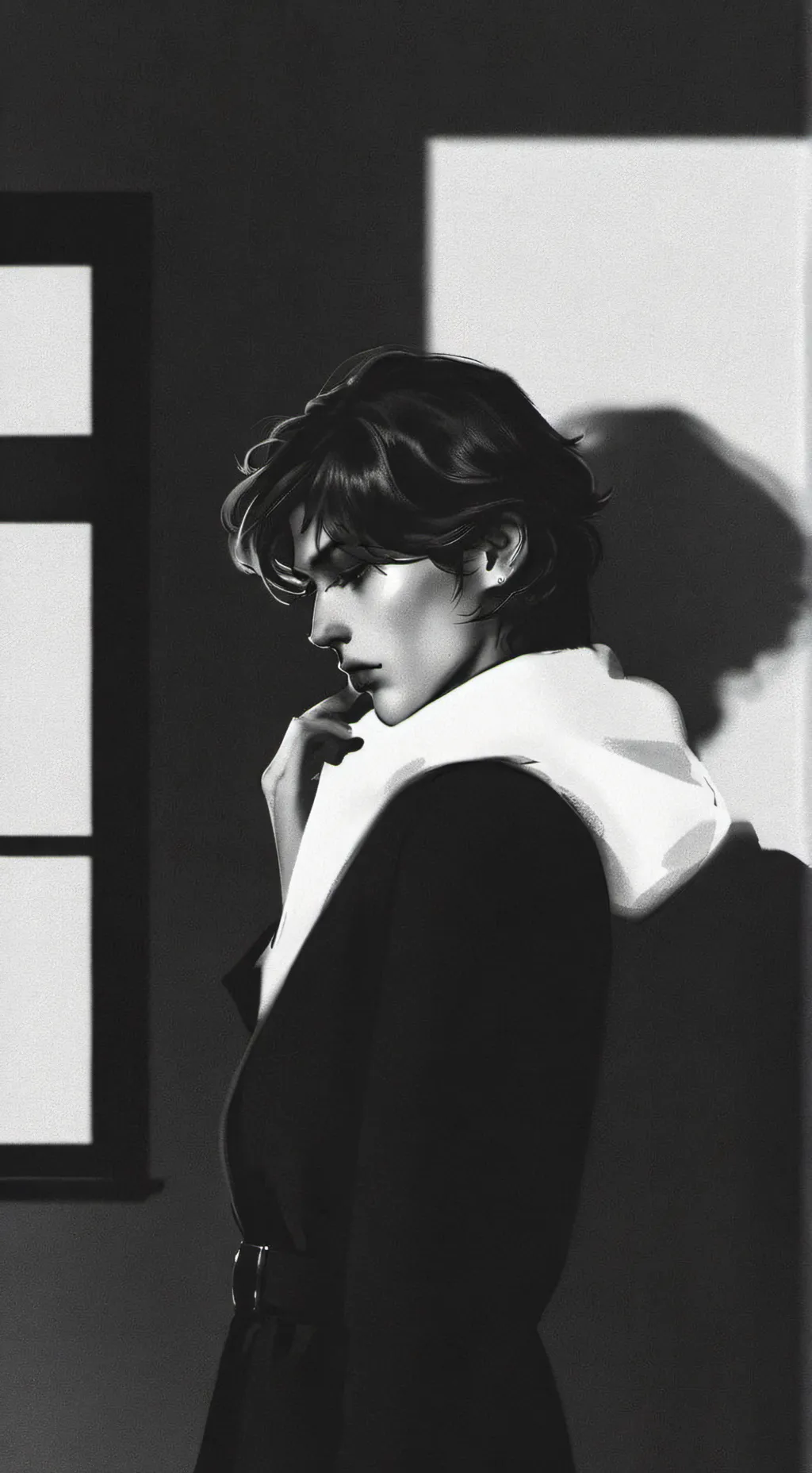 ai character: Ash  background