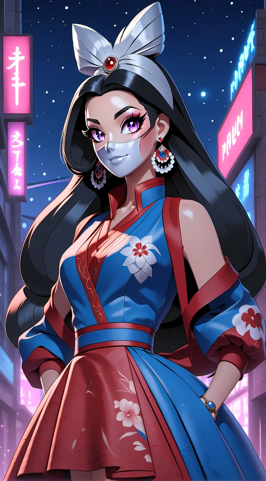ai character: miss grace  background
