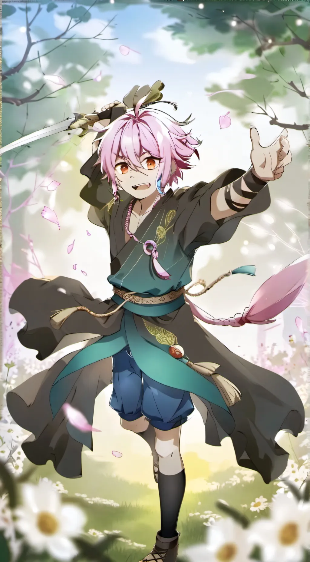 ai character: sakuna  background