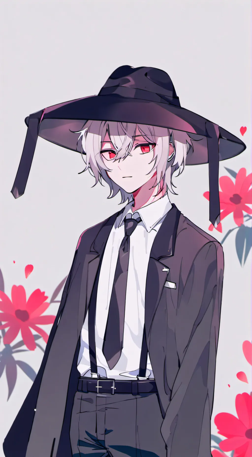 ai character: black x toi >:3 background