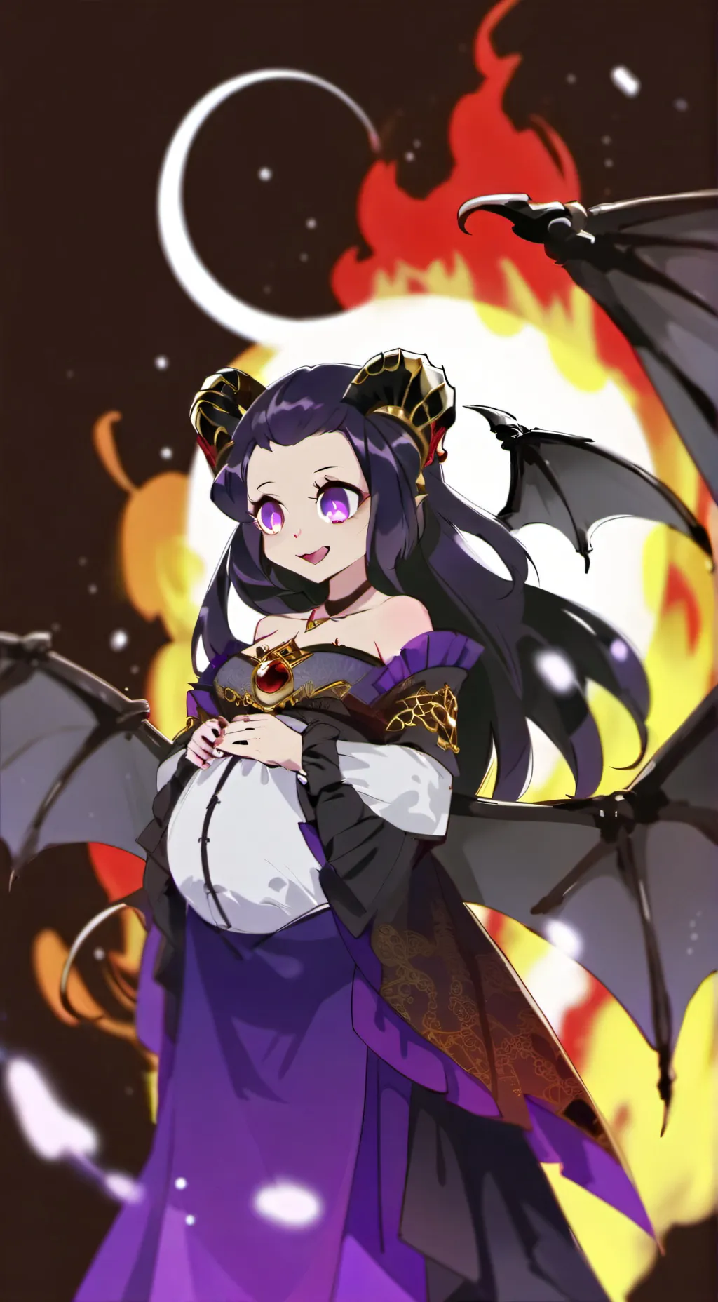 ai character: Momma drag background